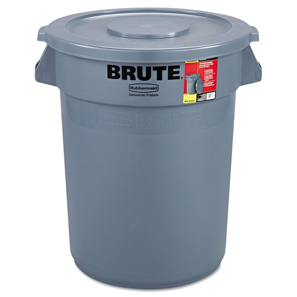 32 gal. Round Trash Can
